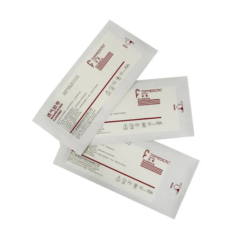 2 Bags Sterile Wound Skin Closure Strip Tape For Surgical Wound And Cosmetic Surgery Medical Surgical Tape Suture Steri-Strip