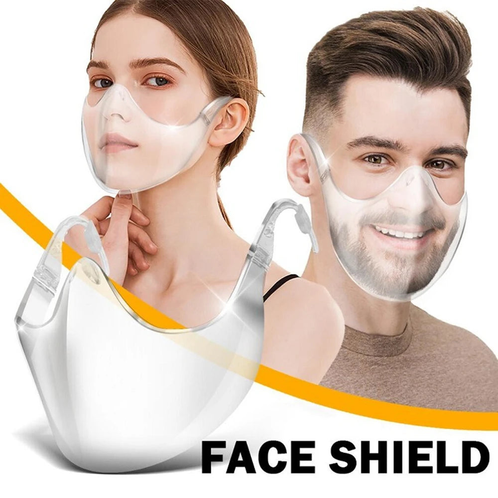 Durable Face Shield, Reusable, Clear, Bandage, Protective, Outdoor, Shield, Fast Delivery, Anti-fog PC Plastic Mask, Anti-splash