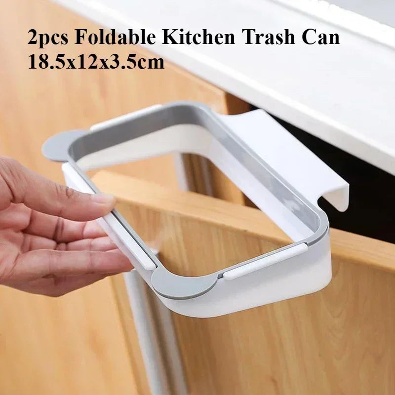 Space-Saving Quiet-Close Trash Can - 3/5L, Eco-Friendly Sealed Bin for Kitchen & Office, No Electricity Needed