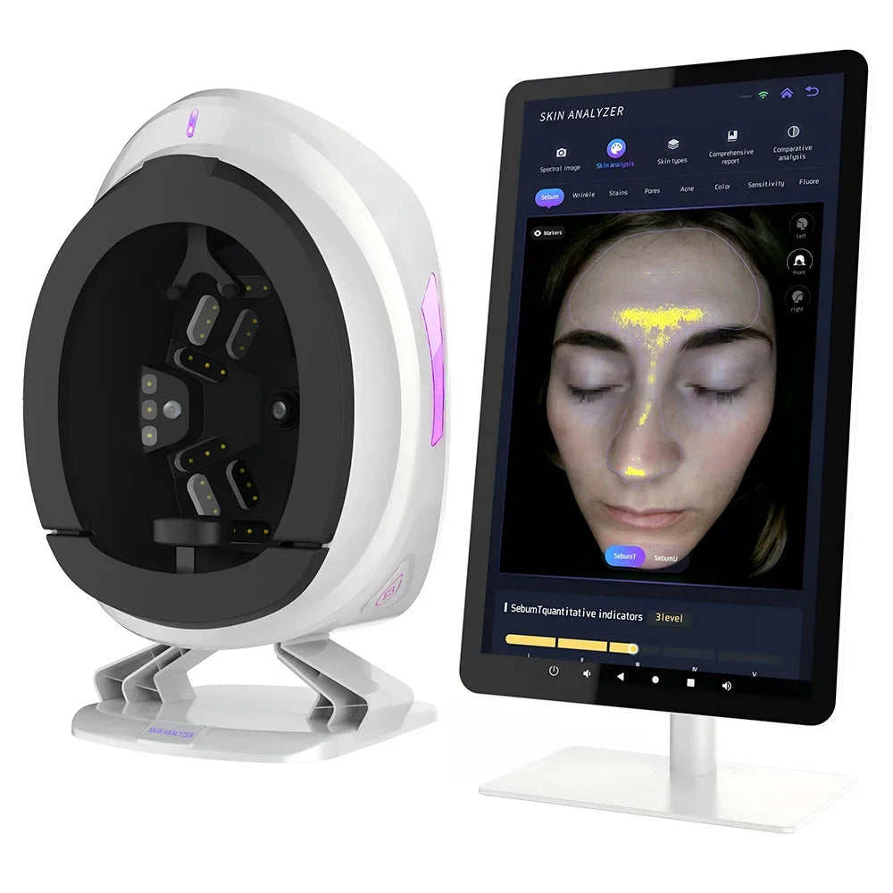 Newest AISIA Q2 3D Skin Analyzer AI Facial Scanner Intelligent Skin Diagnosis Device Beauty Salon Skin Problem Detector