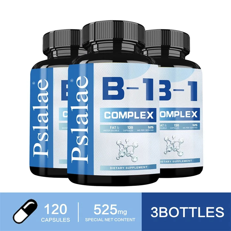 Vitamin B1 Complex - Improves Energy Levels, Boosts Metabolism, and Supports Nervous System Health