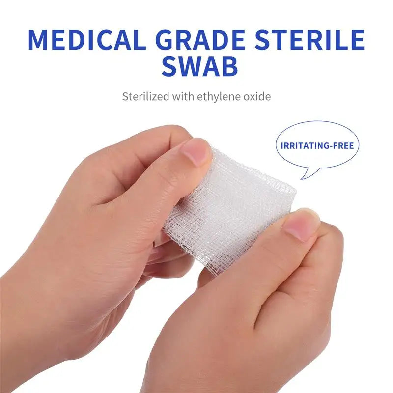 30pcs Sterile Gauze Pads for Wound Dressing Disposable Absorbent Cotton Wound Care Pads First Aid Gauze Swab