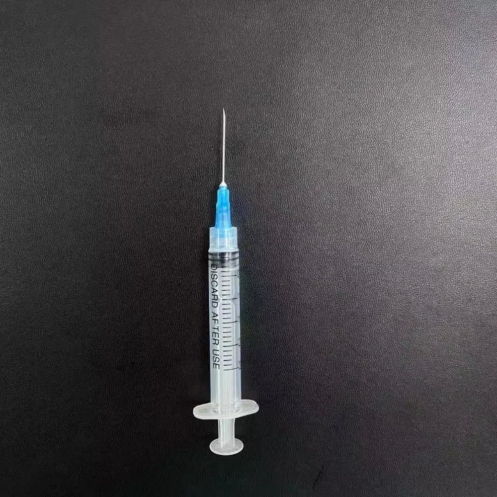 10pcs Syringes, 1/2.5/3ML, Disposable Veterinary Syringe Feeder,Plastic Syringes for Experimental Use, Individually Wrapped