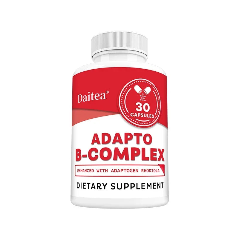 Efficient Vitamin B Containing Vitamin B1, B2, B6, B12, Energy and Immune Support, Help Improve Digestion, Nervous System Health