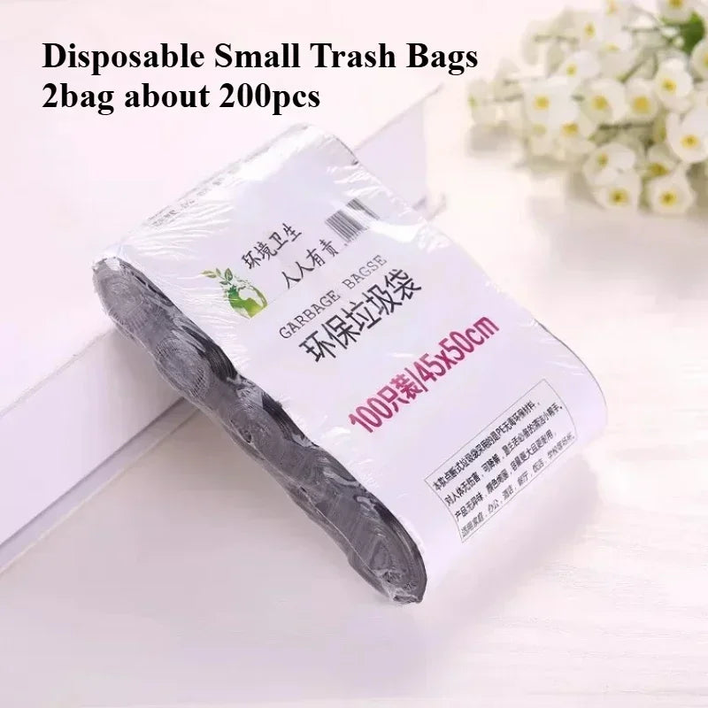 Space-Saving Quiet-Close Trash Can - 3/5L, Eco-Friendly Sealed Bin for Kitchen & Office, No Electricity Needed