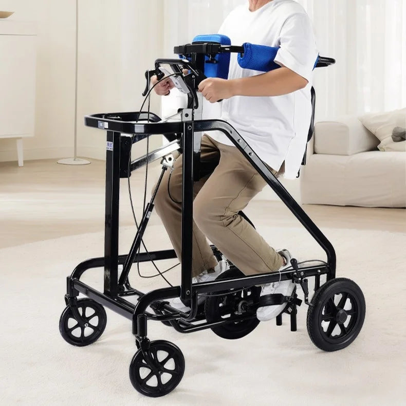 Adjustable Gait Trainer Walker Homecare And Hospital Rehabilitation Equipment For Disabled Kids Elderly Standing Walking Aid