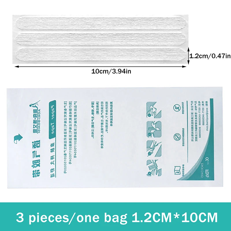3/5/6Pcs Wound Closure Tape Adhesive Sterile Medical Bandage Strip Skin Repair First Aid Kit Surgical Breathable Tape