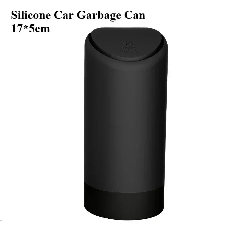 Space-Saving Quiet-Close Trash Can - 3/5L, Eco-Friendly Sealed Bin for Kitchen & Office, No Electricity Needed