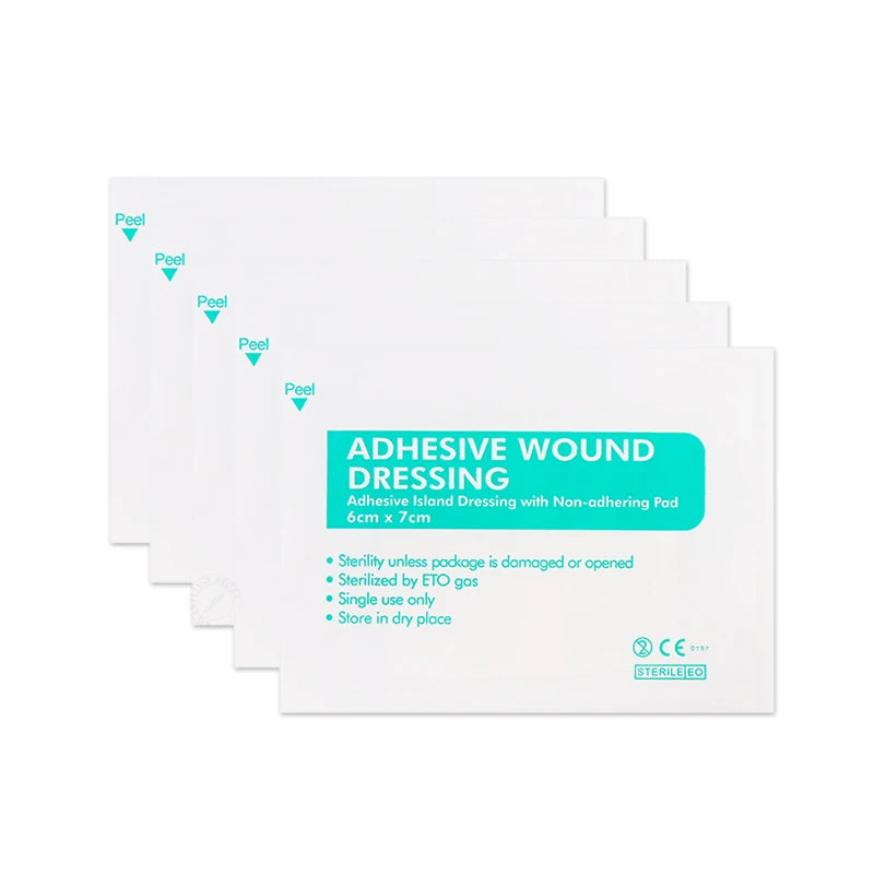 Large Size Medical Band-Aids First Aid Adhesive Hemostasis Plaster Disposable Non-Woven Wound Care Accessories Gauze Bandages