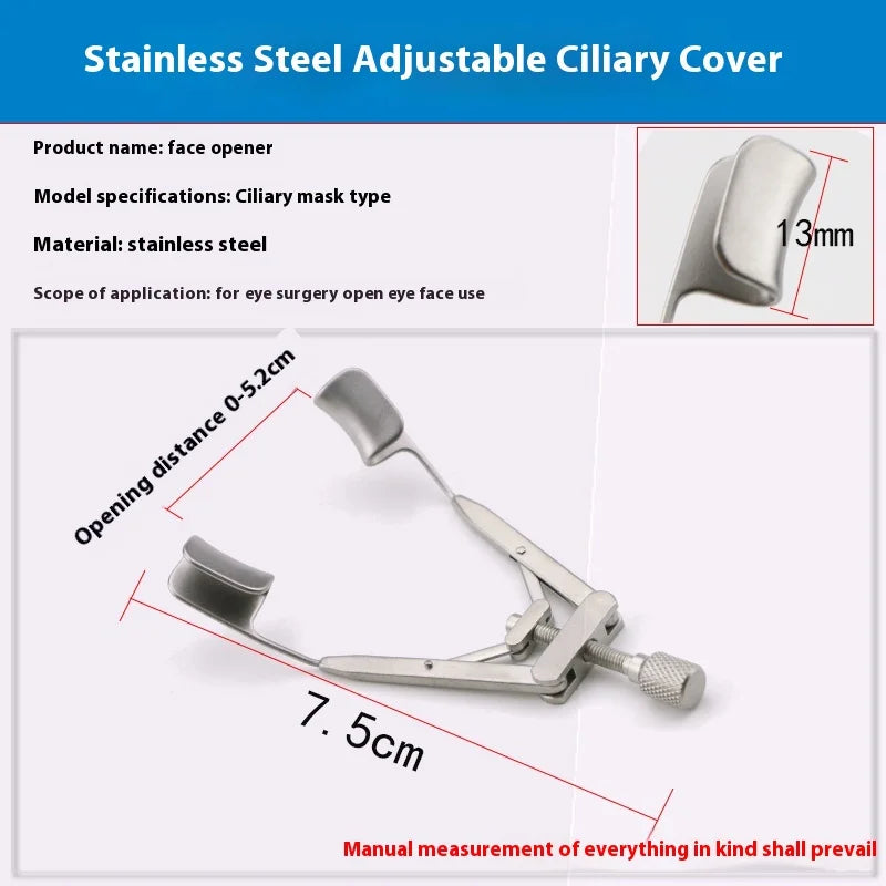 Ophthalmic Speculums Lieberman Solid Eye Speculums Titanium Stainless Eyelid Tool Ophthalmic Instrument