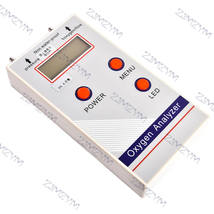 Oxygen Analyzer Professional Portable O2 Oxygen Concentration Meter Detector Flow Pressure detection meter gas detector