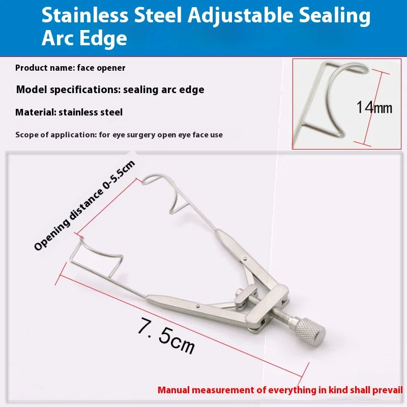 Ophthalmic Speculums Lieberman Solid Eye Speculums Titanium Stainless Eyelid Tool Ophthalmic Instrument