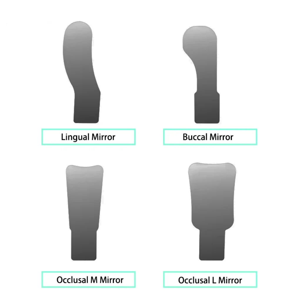 Dental Anti-Fog Mirrors Fog Free Intraoral Photography Stainless Steel Mirror with LED Light Orthodontic Reflectors Odontologia