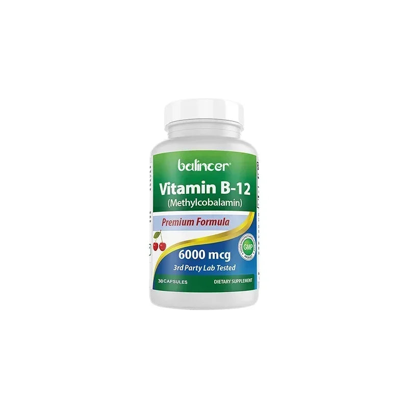 Vitamin B12 - Improve Mood, Improve Brain, Strengthen Nervous System, Increase Energy, Promote Metabolism, Maintain Heart Health