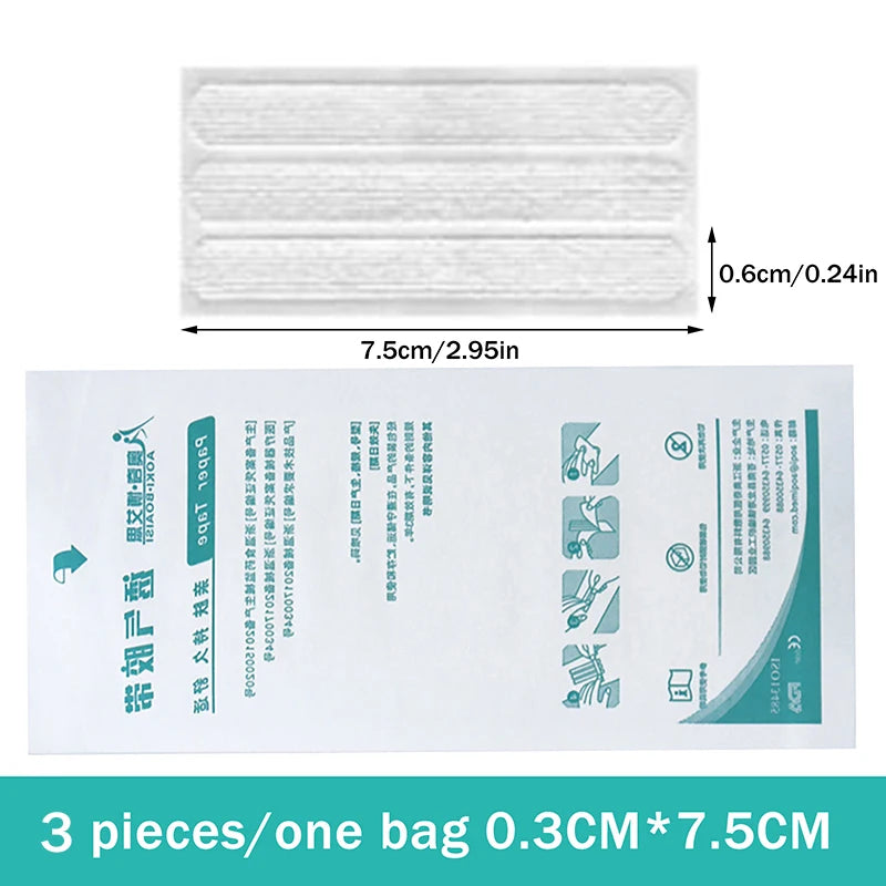 3/5/6Pcs Wound Closure Tape Adhesive Sterile Medical Bandage Strip Skin Repair First Aid Kit Surgical Breathable Tape