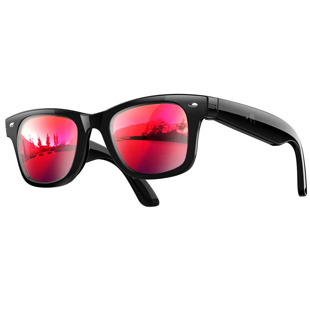 Newest Translation AI Intelligent Glasses Heart Rate Body Temperature Health UV Detection Sports Voice Assistant Call Sunglasses