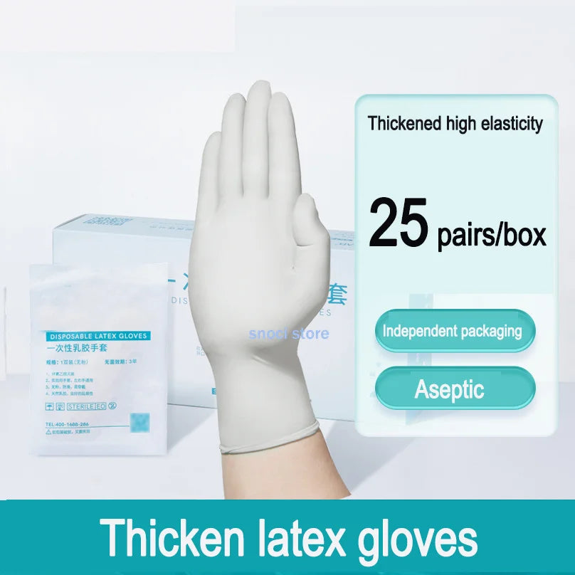 Lab gloves chemical nitrile gloves acid and alkali resistant rubber latex waterproof disposable 10/20/50/100Pcs