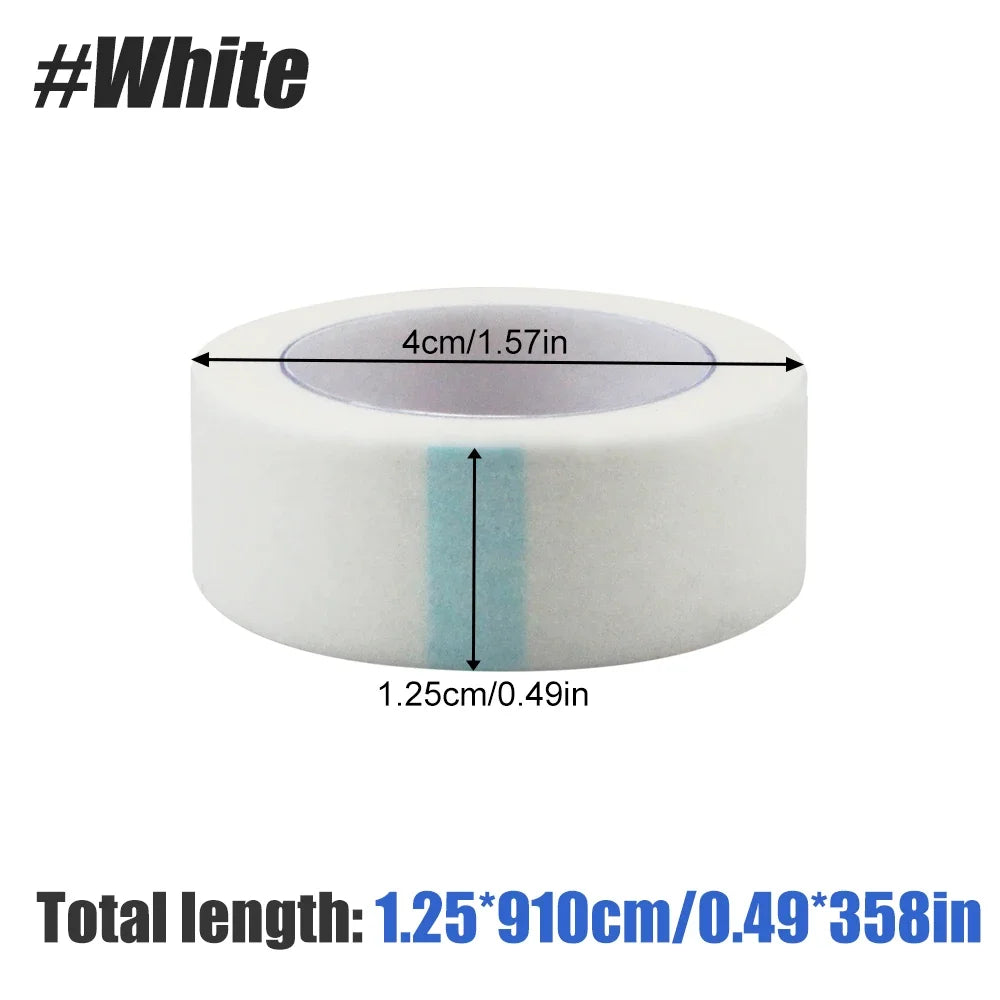 5Rolls Micropore Tape, Breathable Paper Tape , Latex-Free Paper Surgical Tape, Individually Boxed Paper Bandage Tape Rolls