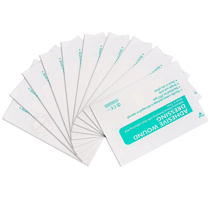 Large Size Medical Band-Aids First Aid Adhesive Hemostasis Plaster Disposable Non-Woven Wound Care Accessories Gauze Bandages