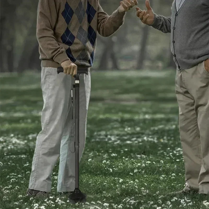 Walkers for Elderly Trekking Poles T-handle Walking Sticks for Old Man Women Ultralight Trekking Pole Hiking Climbing Canes