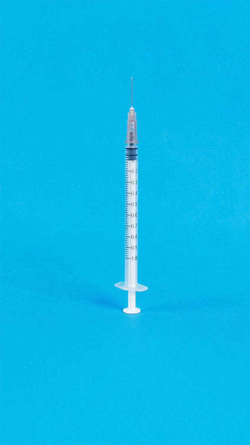 50Pcs Disposable Plastic Syringes with 1ml/2ml/5ml Individually Packaged Sterile