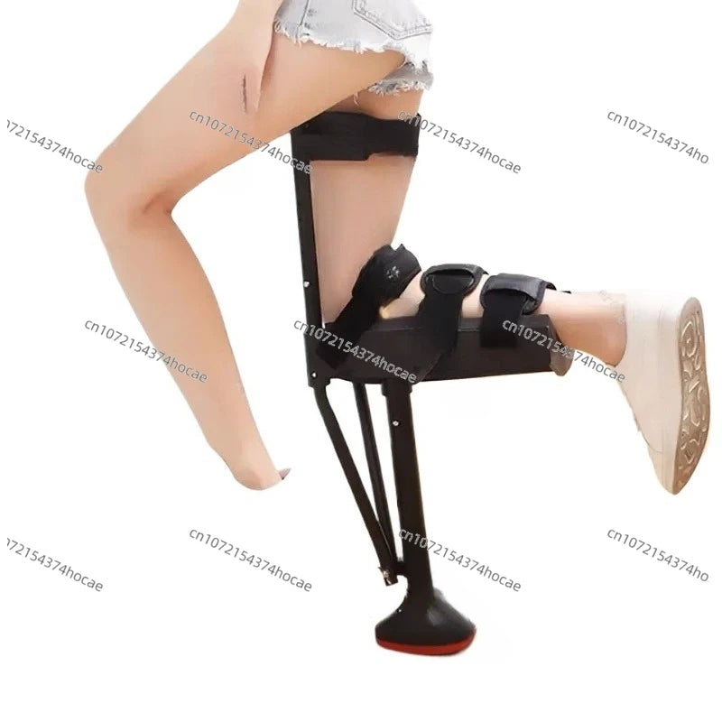 Support-Free Walking Aids Knee Walker Single-Leg Telescoping Assisted Walking Stick Hands Free Crutch Leg Knee Mobility Support