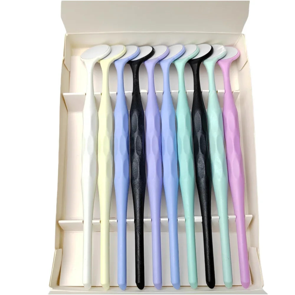 10PCS Dentistry Double Sided Oral Mirrors Premium Front Surface Autoclavable Dental Orthodontic Mouth Mirror Exam Reflector