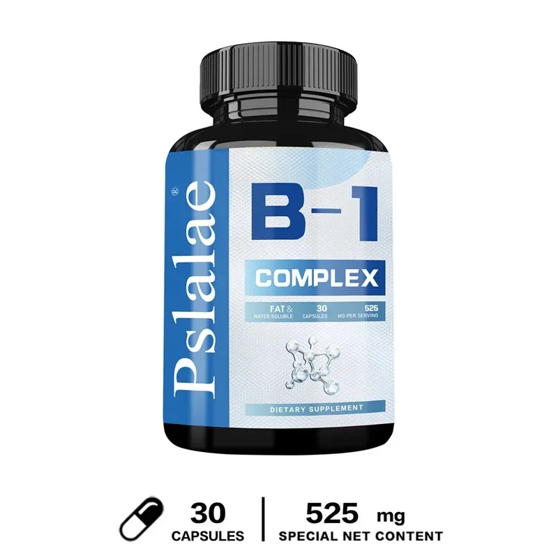 Vitamin B1 Complex - Improves Energy Levels, Boosts Metabolism, and Supports Nervous System HealthCapsule