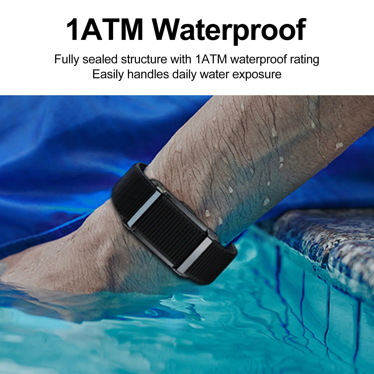Smart Bracelet Sports Fitness Tracker Health Monitoring Step Count Heart Rate Sleep Tracking 1ATM Waterproof Smart Wristband