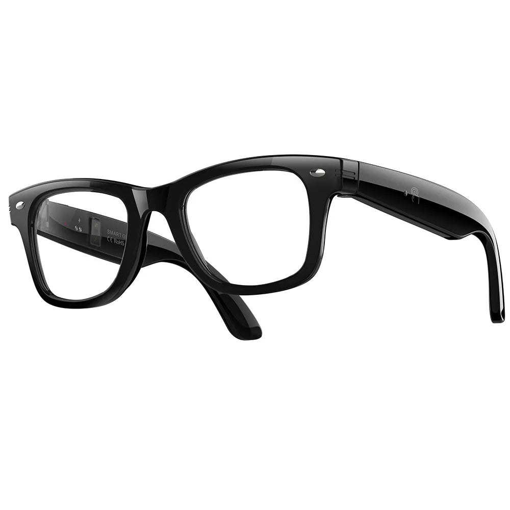 Newest Translation AI Intelligent Glasses Heart Rate Body Temperature Health UV Detection Sports Voice Assistant Call Sunglasses