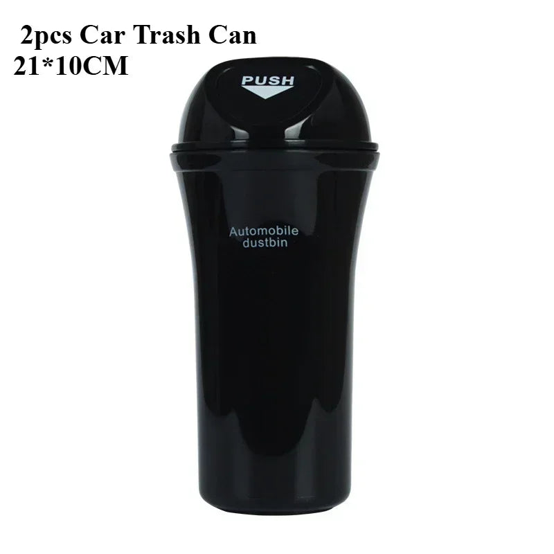 Space-Saving Quiet-Close Trash Can - 3/5L, Eco-Friendly Sealed Bin for Kitchen & Office, No Electricity Needed