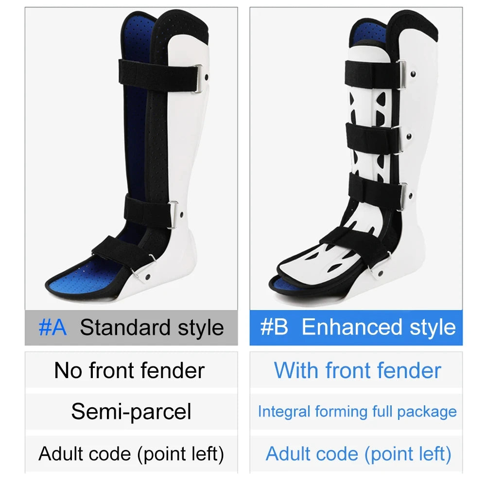 Ankle Foot Drop Brace Orthosis, Adjustable Splint for Ankle Support, Fits Both Feet, Achilles Tendon Stabilizer, 1PCS M/L Size