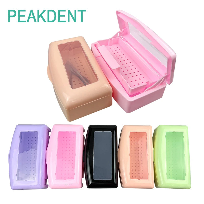 Dental Instrument Sterilizer Disinfection Box Manicure Nail Tools Tweezers Sterilizing Tray Surgical Pliers Cleaner Equipment