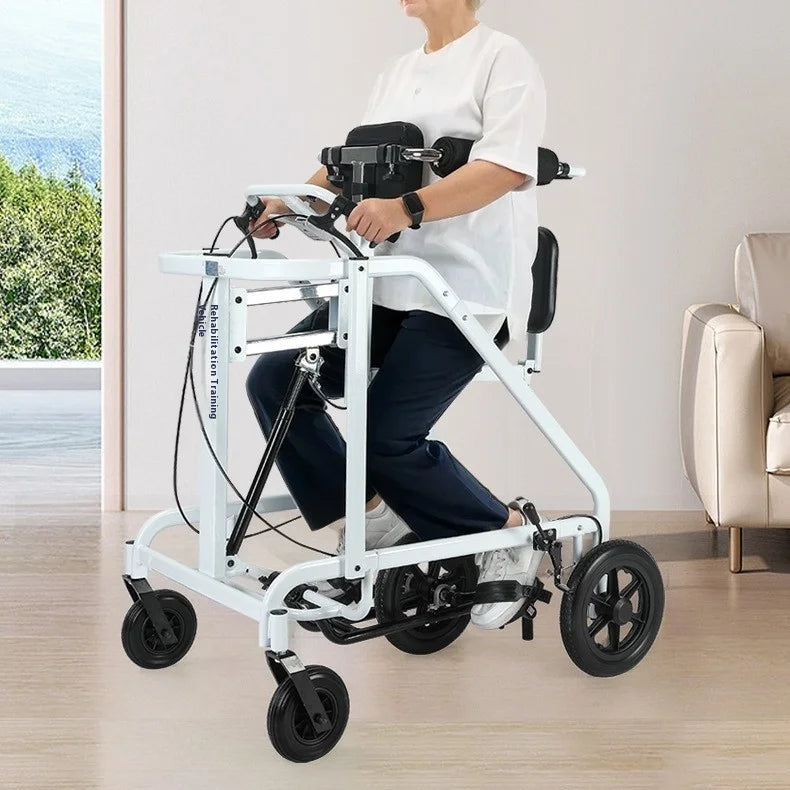 Adjustable Gait Trainer Walker Homecare And Hospital Rehabilitation Equipment For Disabled Kids Elderly Standing Walking Aid