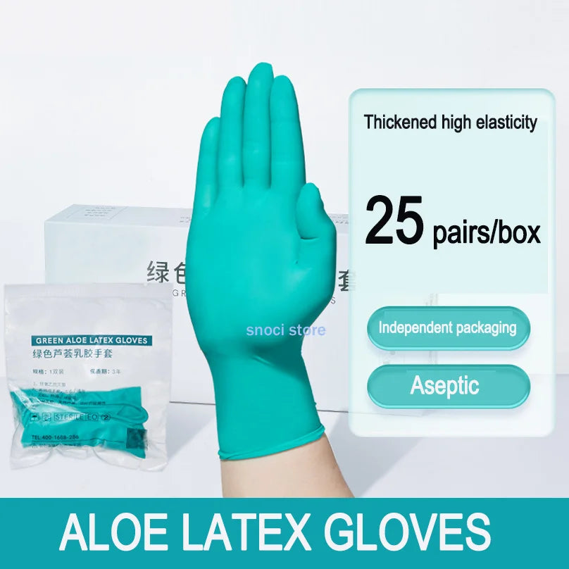 Lab gloves chemical nitrile gloves acid and alkali resistant rubber latex waterproof disposable 10/20/50/100Pcs