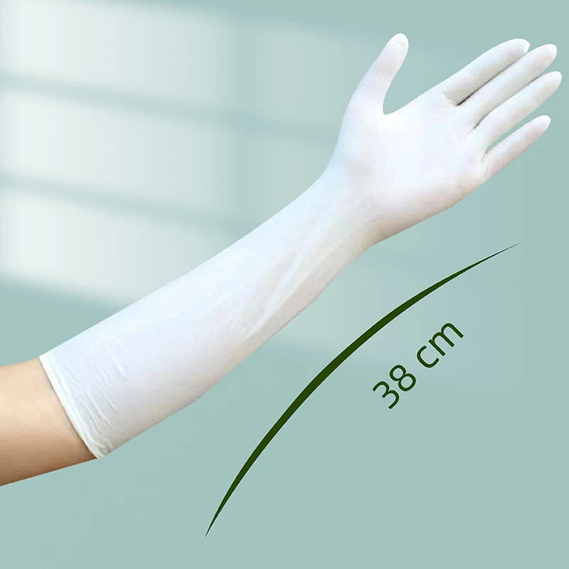 Lab gloves chemical nitrile gloves acid and alkali resistant rubber latex waterproof disposable 10/20/50/100Pcs