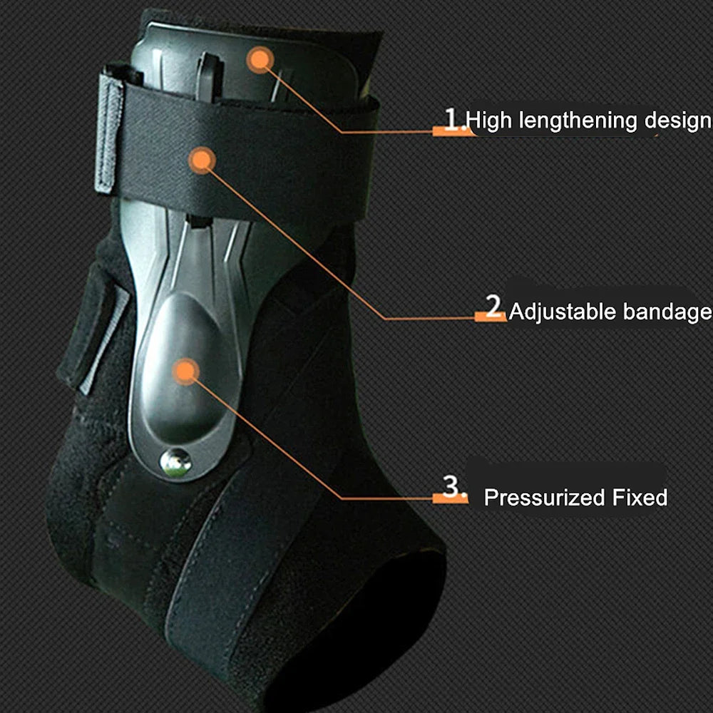 Ankle Brace for Sprained Ankle Support with Side Stabilizers for Men Women Ankle Splint Stabilizer Recovery Tendonitis