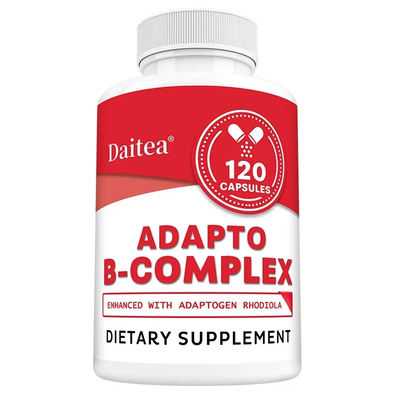 Efficient Vitamin B Containing Vitamin B1, B2, B6, B12, Energy and Immune Support, Help Improve Digestion, Nervous System Health