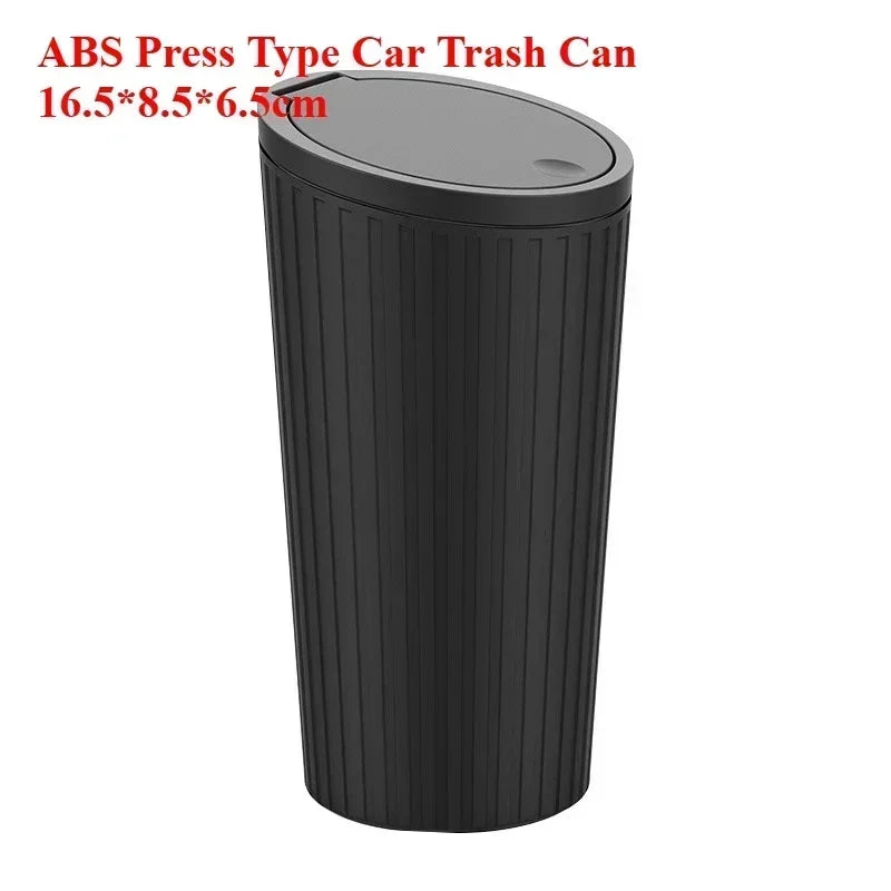 Space-Saving Quiet-Close Trash Can - 3/5L, Eco-Friendly Sealed Bin for Kitchen & Office, No Electricity Needed