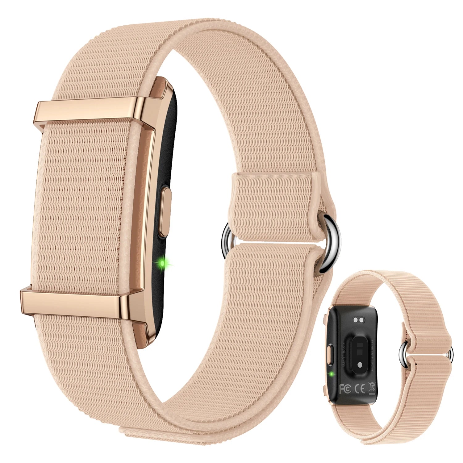 Smart Bracelet Sports Fitness Tracker Health Monitoring Step Count Heart Rate Sleep Tracking 1ATM Waterproof Smart Wristband