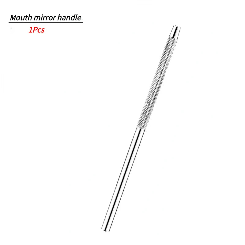 3pcs/1pcs Dental Mirrors with Handle for Mouth Examination Reusable Anti-Fog Dentist Tools Makeup Oral Care