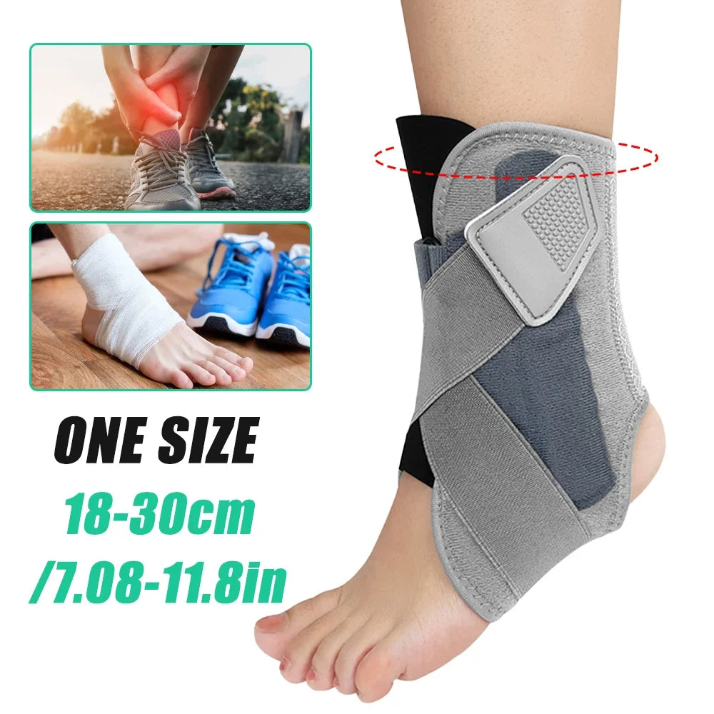 1PCS Sports Ankle Brace with Adjustable Straps for Moderate Lateral Ankle Sprain-for Basketball, Volleyball, Football, Tennis