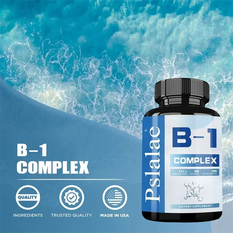 Vitamin B1 Complex - Improves Energy Levels, Boosts Metabolism, Support Digestive System, Bone and Joint, Immune System