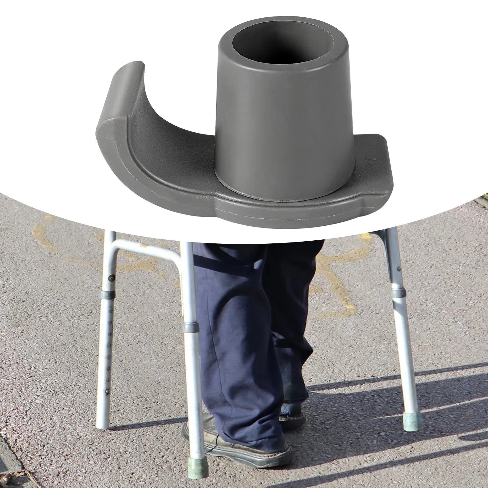 Walker Glide Skis Walker Sliders Coaster Skis Feet Rubber Tips Cap Walker Accessories, Adult Seniors Mobility Walking Tool Parts