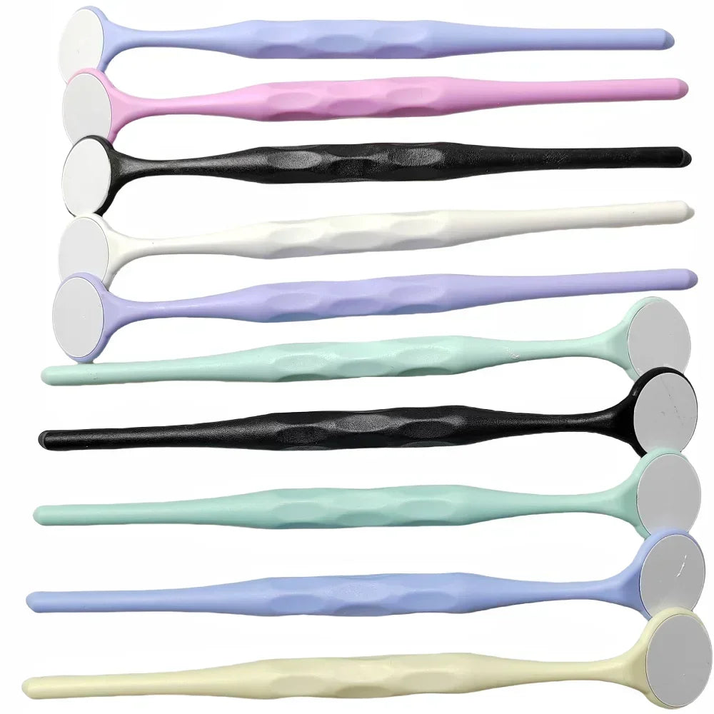 10PCS Dentistry Double Sided Oral Mirrors Premium Front Surface Autoclavable Dental Orthodontic Mouth Mirror Exam Reflector