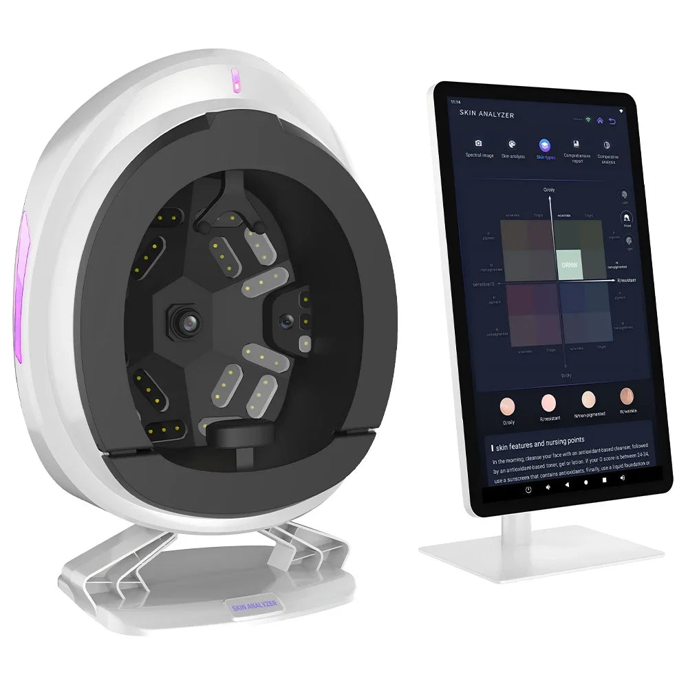 Newest AISIA Q2 3D Skin Analyzer AI Facial Scanner Intelligent Skin Diagnosis Device Beauty Salon Skin Problem Detector