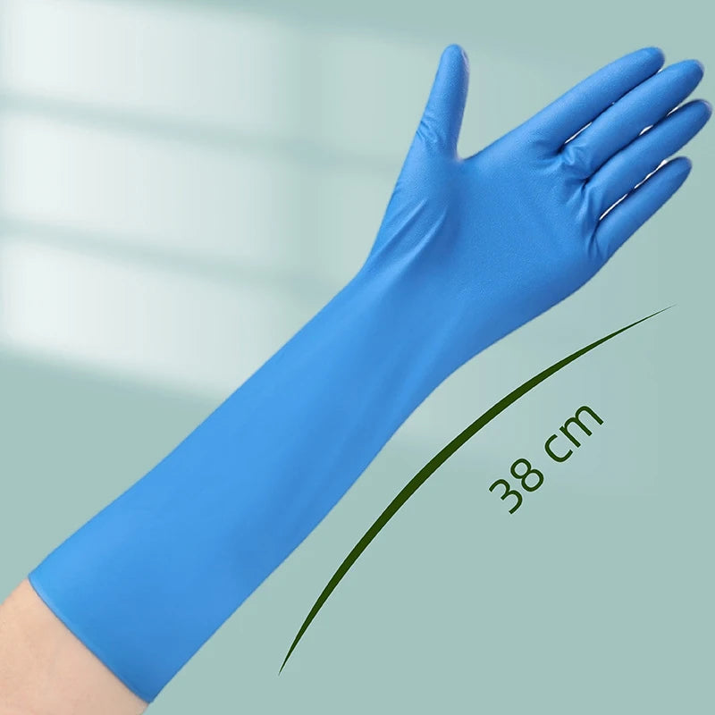 Lab gloves chemical nitrile gloves acid and alkali resistant rubber latex waterproof disposable 10/20/50/100Pcs