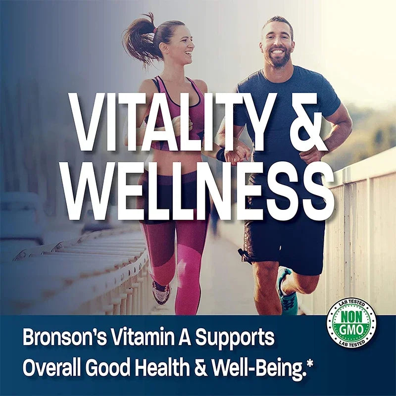 Vitamin A Capsules - Maintain Vision and Eye Health, Boost Skin and Immune System Function, Brighten Eyes, and Enhance Clarity