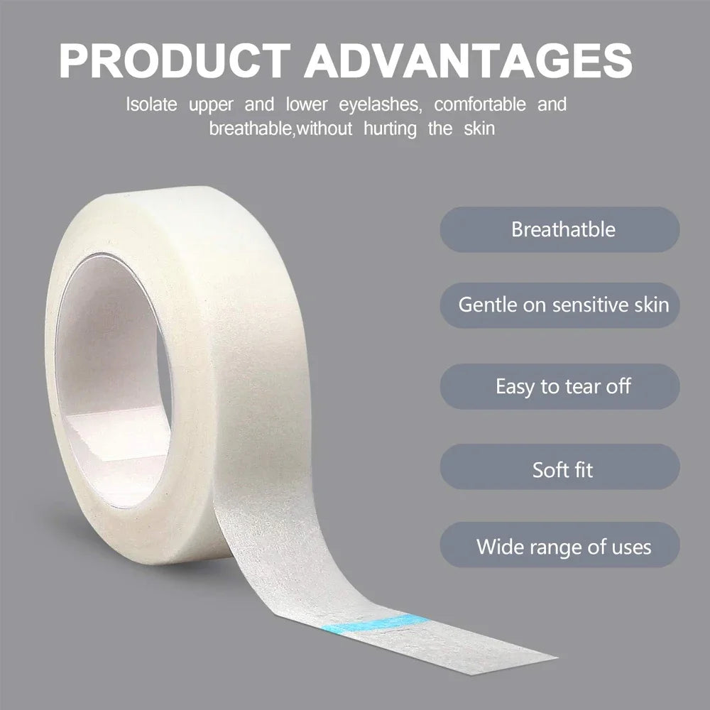 10Rolls Micropore Tape, Breathable Paper Tape, Latex-Free Paper Surgical Tape, Individually Boxed Paper Bandage Tape Rolls