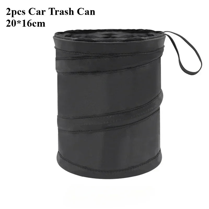 Space-Saving Quiet-Close Trash Can - 3/5L, Eco-Friendly Sealed Bin for Kitchen & Office, No Electricity Needed